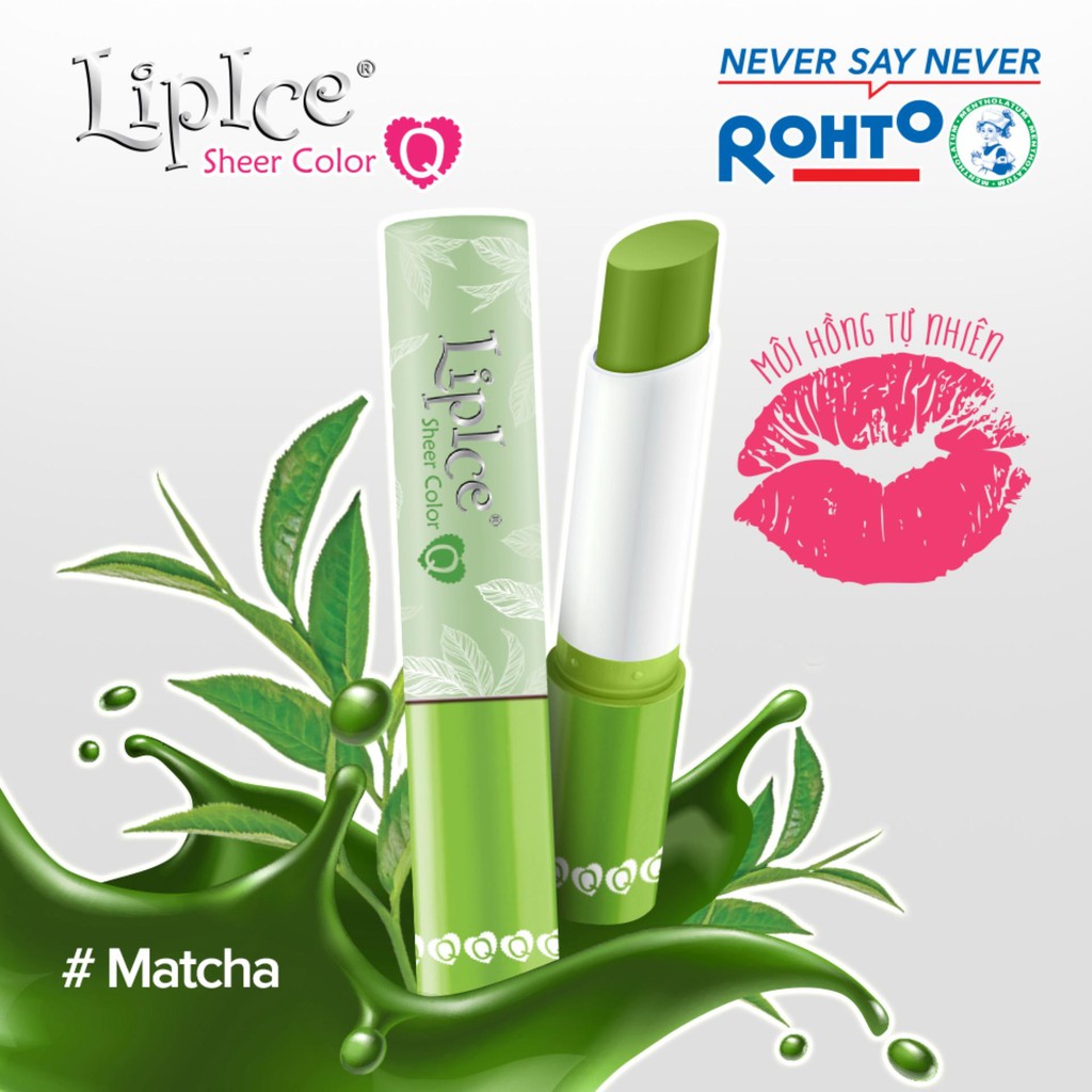 Son dưỡng màu LipIce Sheer Color Matcha - Môi hồng tự nhiên 2.4g