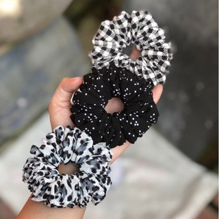 Đồ cột tóc scrunchies hoạ tiết nhiều loại✨