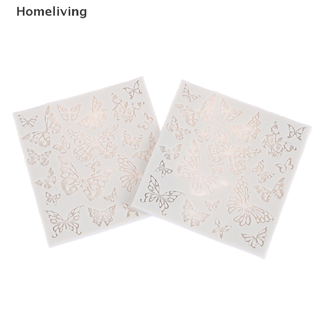 1 Khuôn Silicone Làm Bánh Hình Bươm Bướm DIY