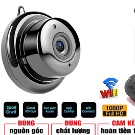 Camera wifi treo tường V380 giám sát trong nhà - Không hồng ngoại đêm, Bảo hành 1 tháng