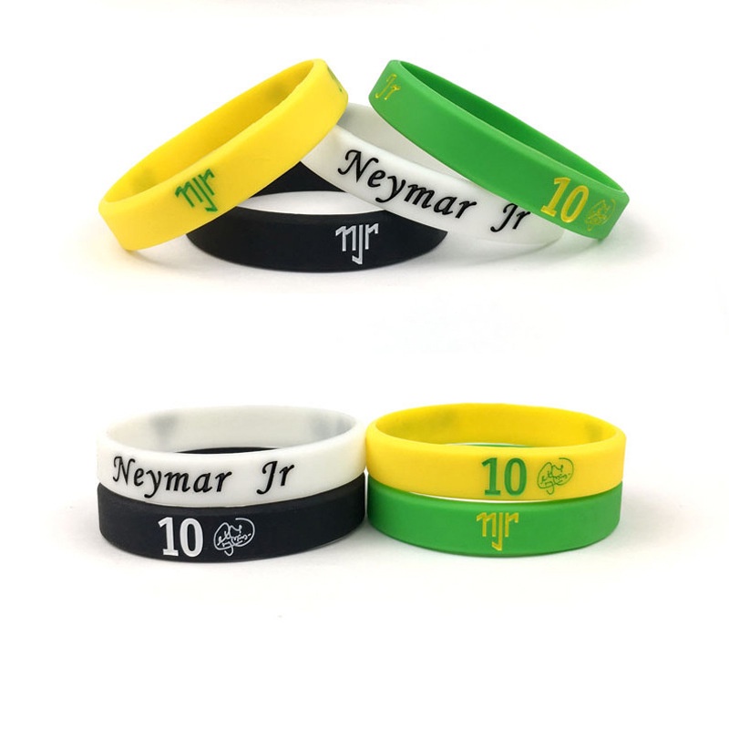 1 Vòng Đeo Tay Silicone In Logo Câu Lạc Bộ Bóng Đá Barcelona