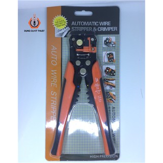 Kìm tuốt dây điện, dây cáp, bấm cos đa năng