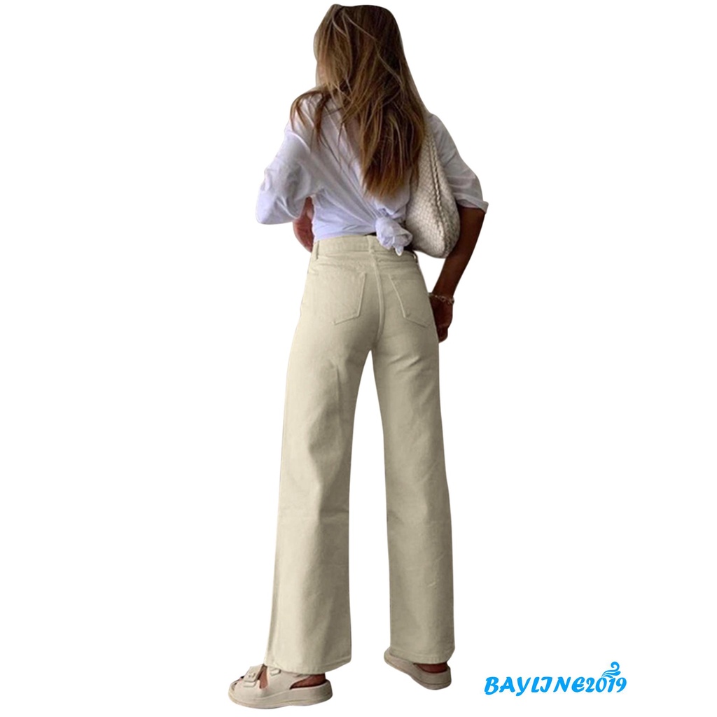 Quần jeans lưng cao cá tính dành cho nữ