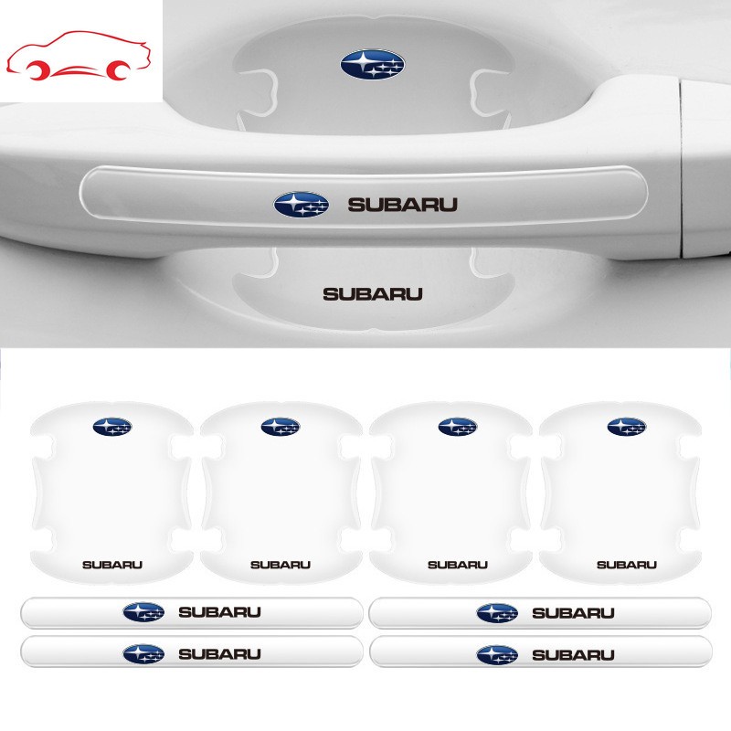 Miếng dán bảo vệ tay nắm cửa chuyên dụng cho xe hơi Subaru Xv Forester Brz Wrx Sti Levorg Outback