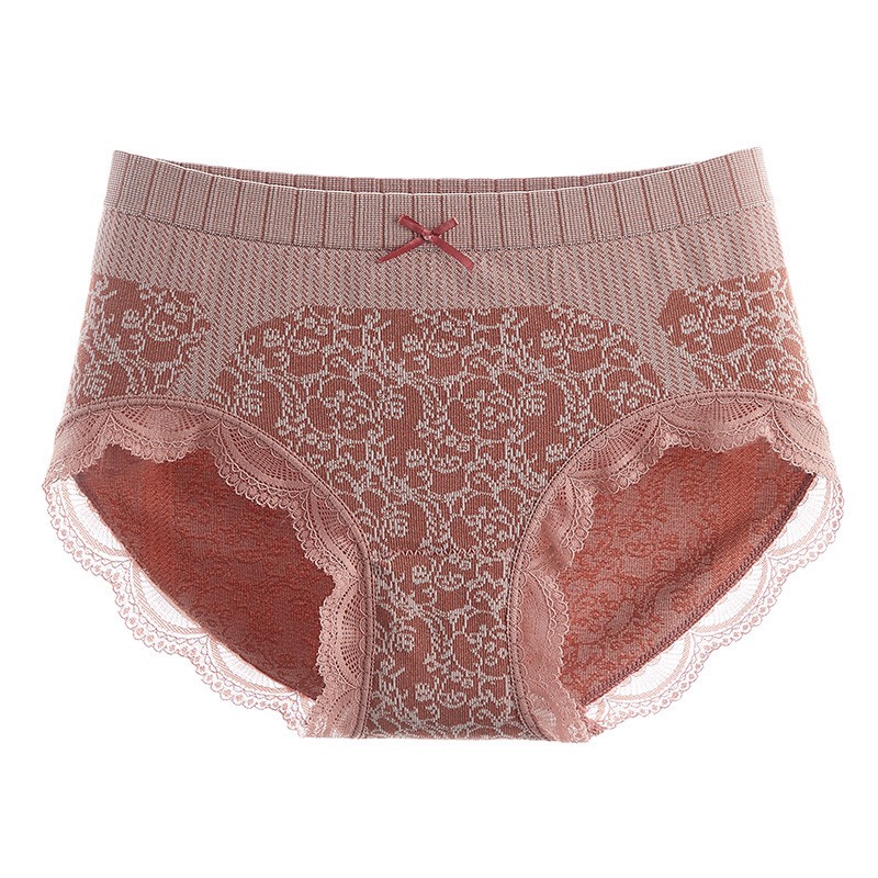 Quần lót tam giác nữ cotton kháng khuẩn cạp cao big size