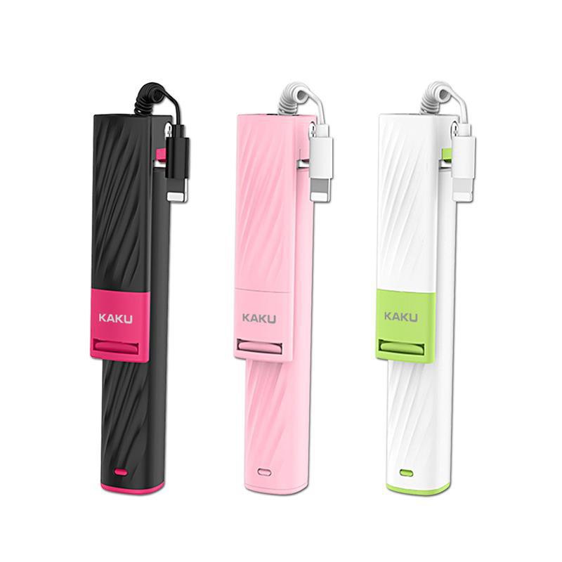 ☄✿KAKU Du lịch Di động Điện thoại Nhỏ Gậy chụp ảnh tự sướng Đa năng Cầm tay Mini Gấp tích hợp Điều khiển dây Gậy chụp ản | BigBuy360 - bigbuy360.vn