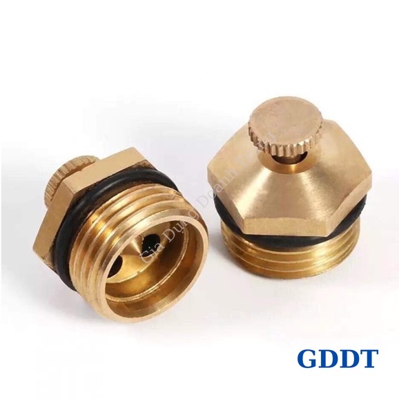 Béc tưới phun mưa hình quạt 360 độ đồng thau chân ren 21mm dùng cho hệ thống tưới nông nghiệp