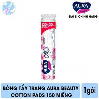 Bông tẩy trang Aura Cotton Pads 150 miếng