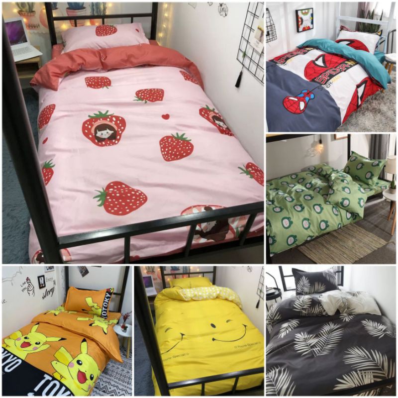Bộ chăn ga gối cotton poly nhập khẩu được chọn mẫu