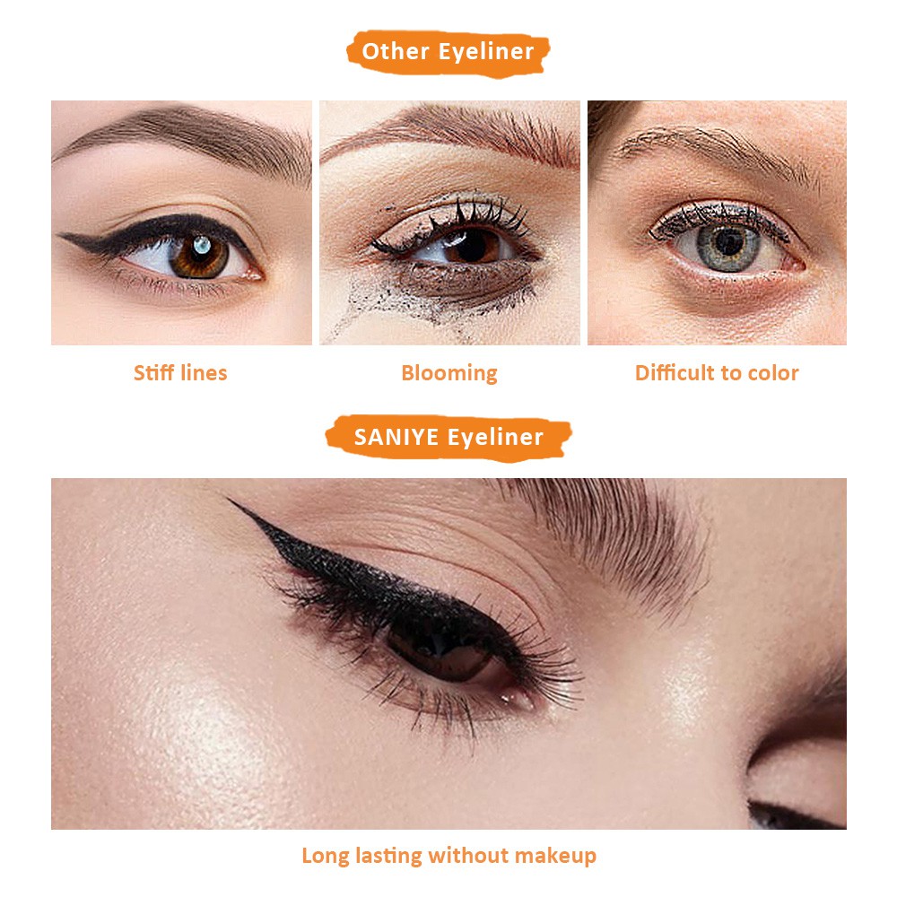 Bút chì kẻ mắt nước SANIYE màu đen sang trọng chống nước lâu trôi M418 | BigBuy360 - bigbuy360.vn