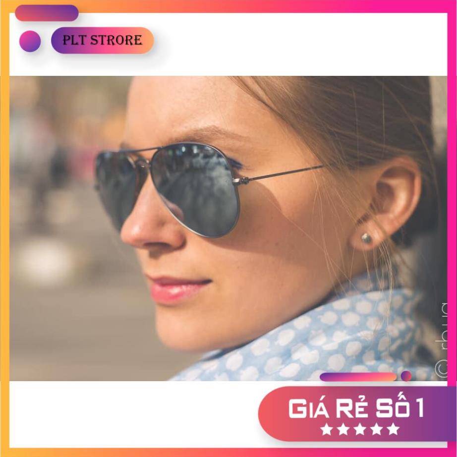 Kính mát Rayban RB3025 029/30 (58-14-135mm) Gọng đen mắt tráng gương bạc Full Box ⚜️Hàng Authentic⚜️