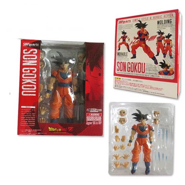 [Hàng có sẵn-Xả hàng tăng doanh số] Mô hình Songoku khớp - Mô hình Dragon Ball