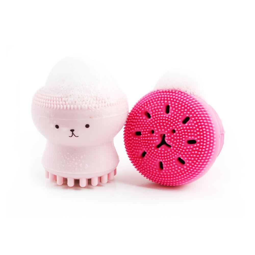 Bàn Chải Rửa Mặt Silicone Cầm Tay Hình Bạch Tuộc