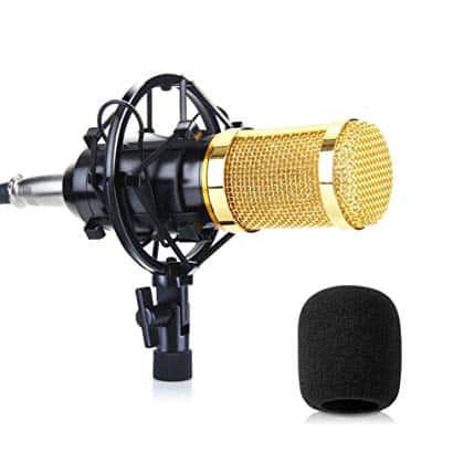 [Hàng chuẩn xịn] Mic thu âm chuyên nghiệp BM800 cho người yêu âm nhạc, live tream