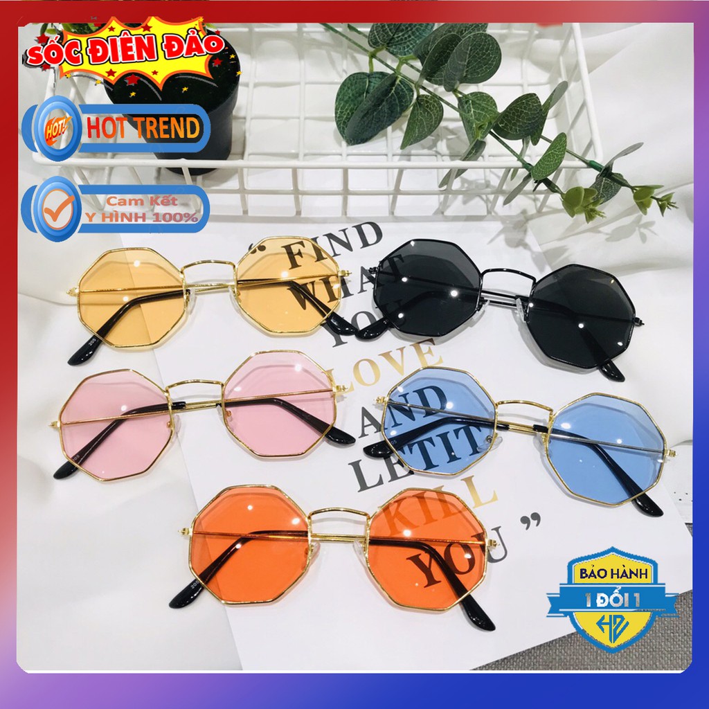 [CỰC ĐẸP] MẮT KÍNH THỜI TRANG HOT TREND ĐA GIÁC 205 NHIỀU MÀU CỰC HOT | BigBuy360 - bigbuy360.vn