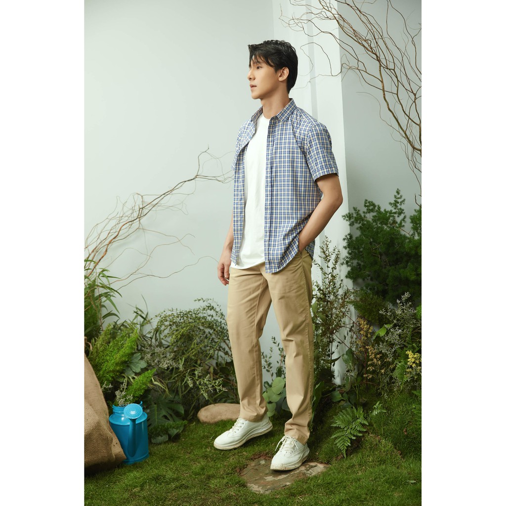 [NHẬP WABRTL5 GIẢM 10% TỐI ĐA 50K ĐH 250K ]Quần dài khaki dáng Slim nam IVY moda MS 22E2897