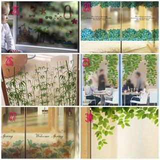 COMBO 2 tấm Decal dán kinh cao cấp 60x58cm ( ib chọn mẫu )