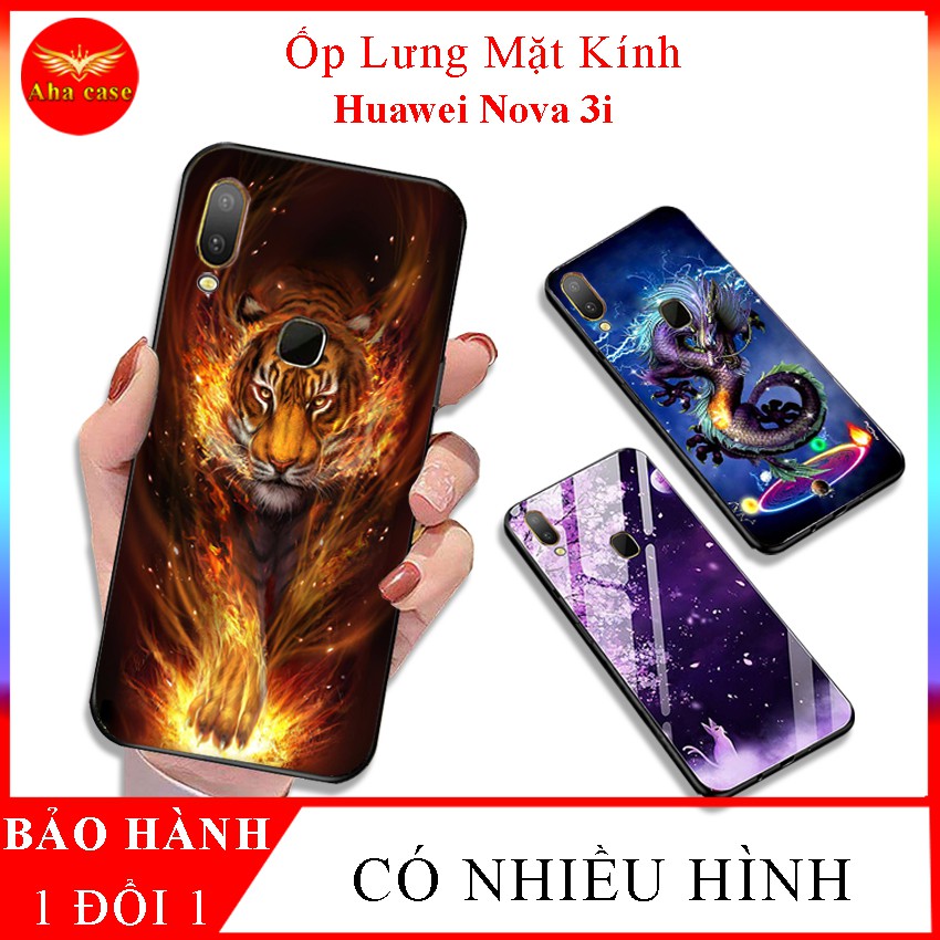 Ốp lưng Huawei Nova 3i Ốp kính 3D thế hệ MỚI mặt lưng kính KÍNH IN HÌNH chống trầy xước, đẹp, Nâng tầm đẳng cấp