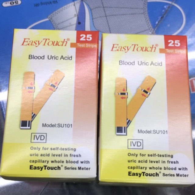 Que Thử Gout Cho Máy Đo Easy Touch GCU ET322 - Que Thử Gout