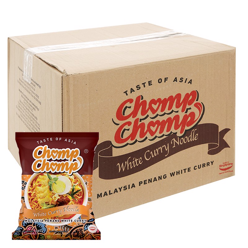 mì cari chompchomp hương vị đặc trưng MALAYSIA thơm thơm béo béo, cay nồng ngất ngay với gói 105gram chomp chomp noodles