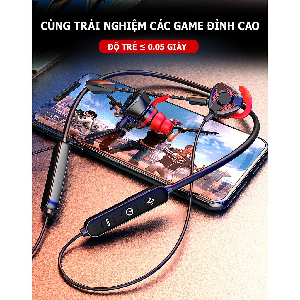 Tai nghe bluetooth TB66, tai nghe chơi game âm thanh chân thực, xác định vị trí chính xác, mic đàm thoại chuyên nghiệp