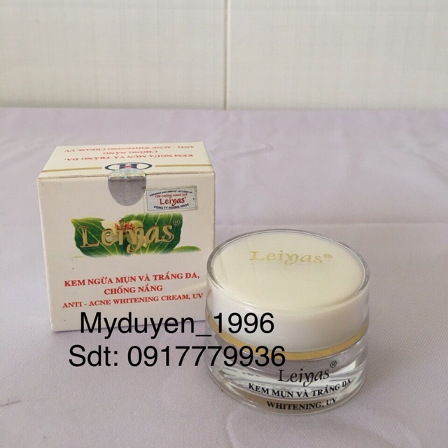 Kem dưỡng trắng da LEIYAS 10g