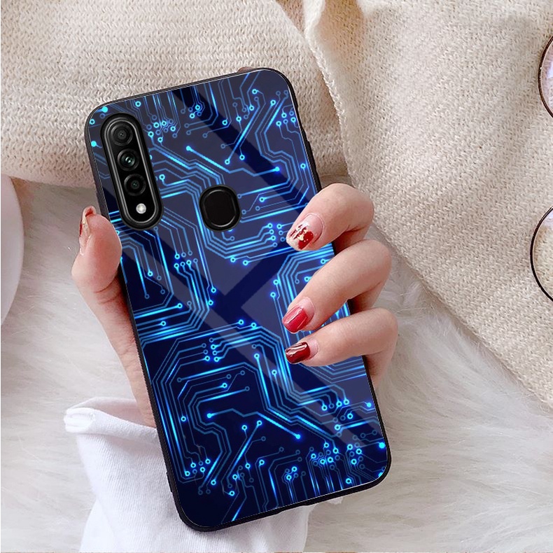 Ốp Lưng OPPO A31 Mặt kính gương sáng bóng cao cấp
