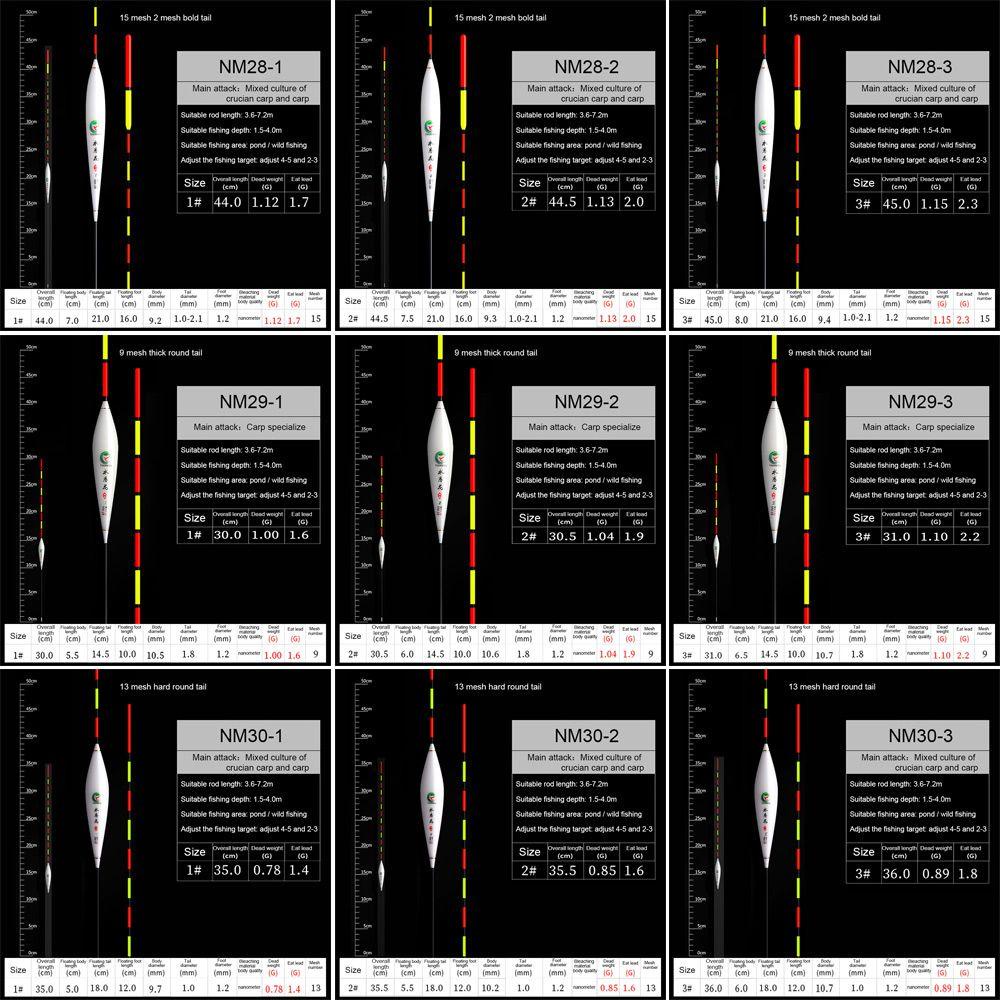 1 Phao Câu Cá nano Đuôi Dài Chống Trượt Tiện Dụng