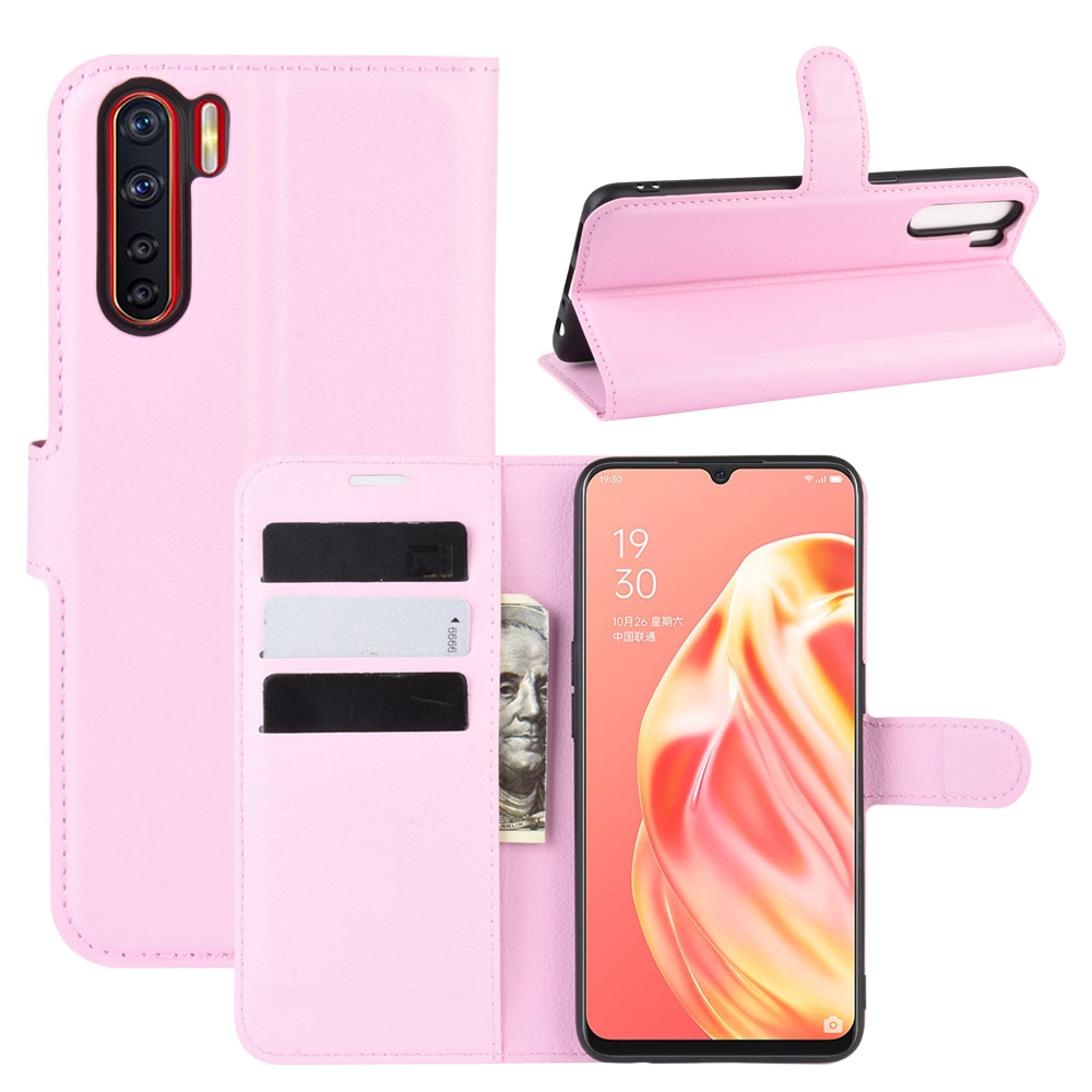 Bao da nắp lật có ngăn đựng thẻ sang trọng cho OPPO A91 A31 F15 A8 | BigBuy360 - bigbuy360.vn
