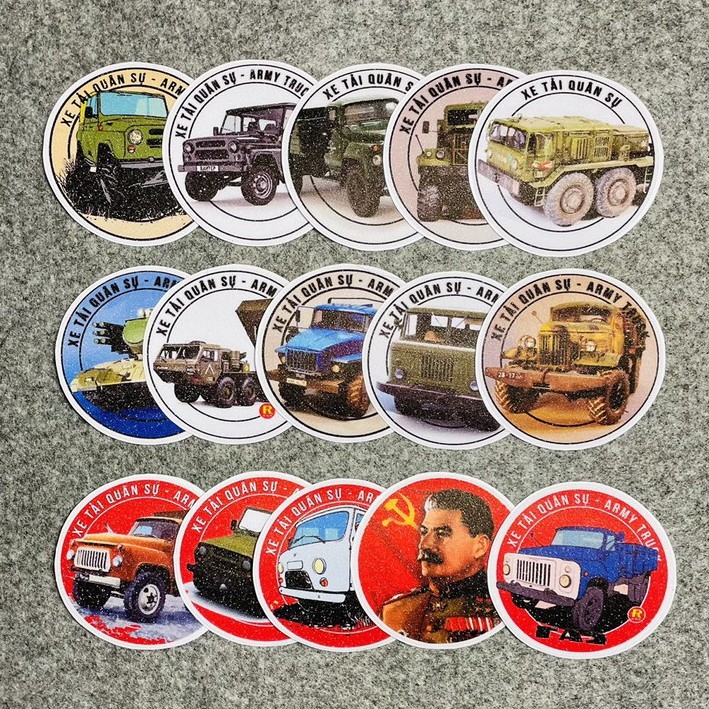 15 Logo Xe Tải Quân Sự, Tem Dán Army Truck [Kích thước 5.5cm] | BigBuy360 - bigbuy360.vn