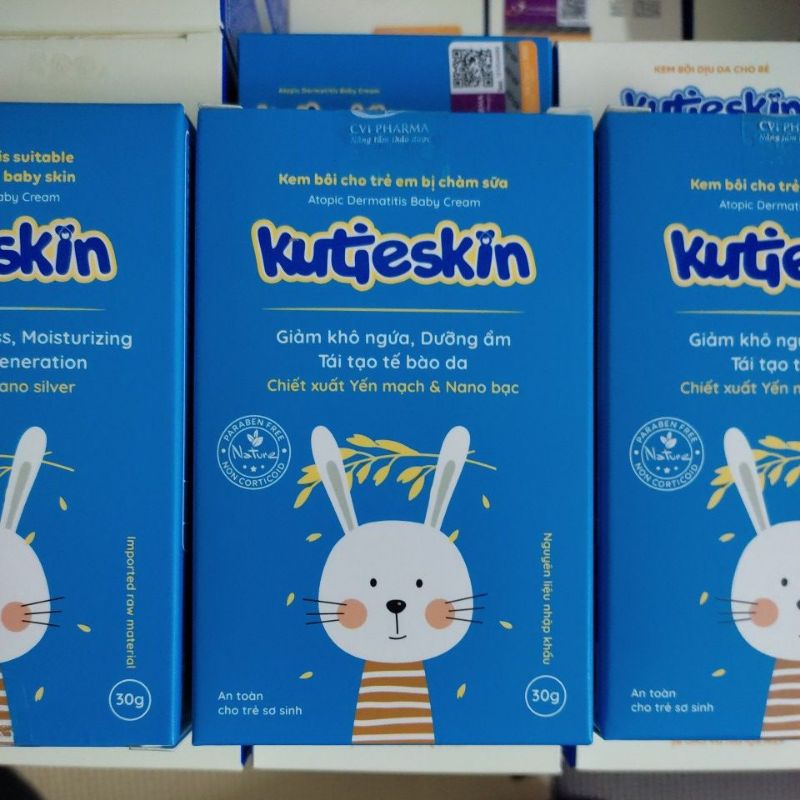 Kem chàm sữa Kutieskin 30g
