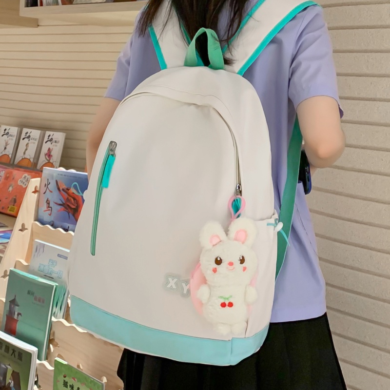 Balo thể thao lớn phối màu xanh mint chống nước ulzzang 2022 (ảnh thật)