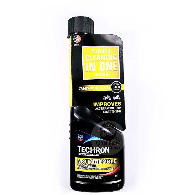 Phụ gia vệ sinh buồng đốt và kim phun xăng Caltex Havoline Techron Concentrate Plus [ 75ml ] ( Mẫu Mới )