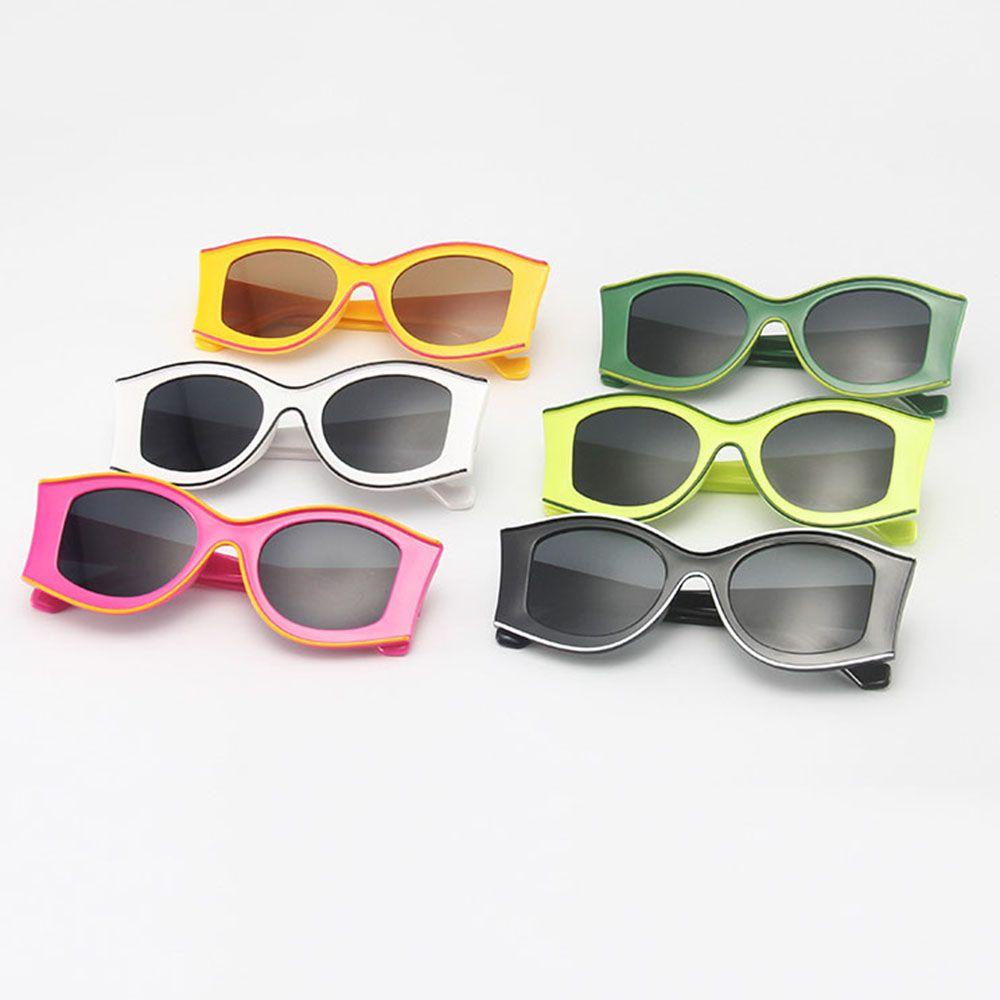 Kính Mát Màu Tương Phản Thời Trang Hàn Quốc Cổ Điển Cho Nam Và Nữ