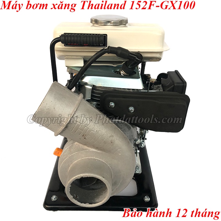 Máy bơm nước chạy xăng Thailand GX100-152F  - Ống Phi 76mm - Động Cơ 4 Thì Dung Tích 163cc - Bảo Hành 12 Tháng