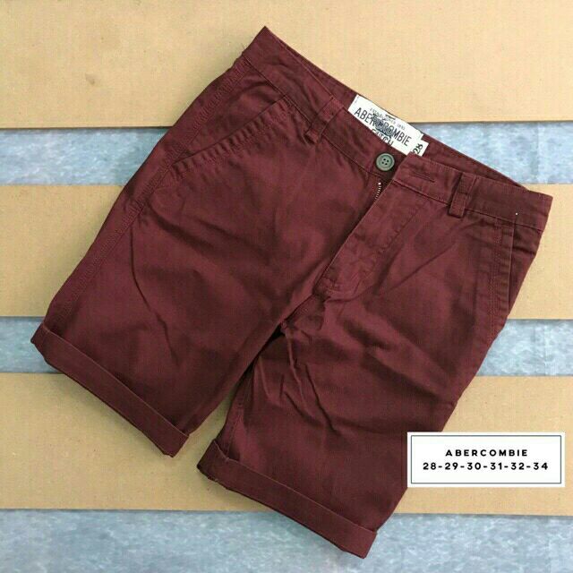 Quần Short kaki nam Abercrombie