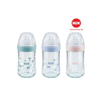 BÌNH SỮA NUK NATURE SENSE THỦY TINH 120ML HOẶC 240ML