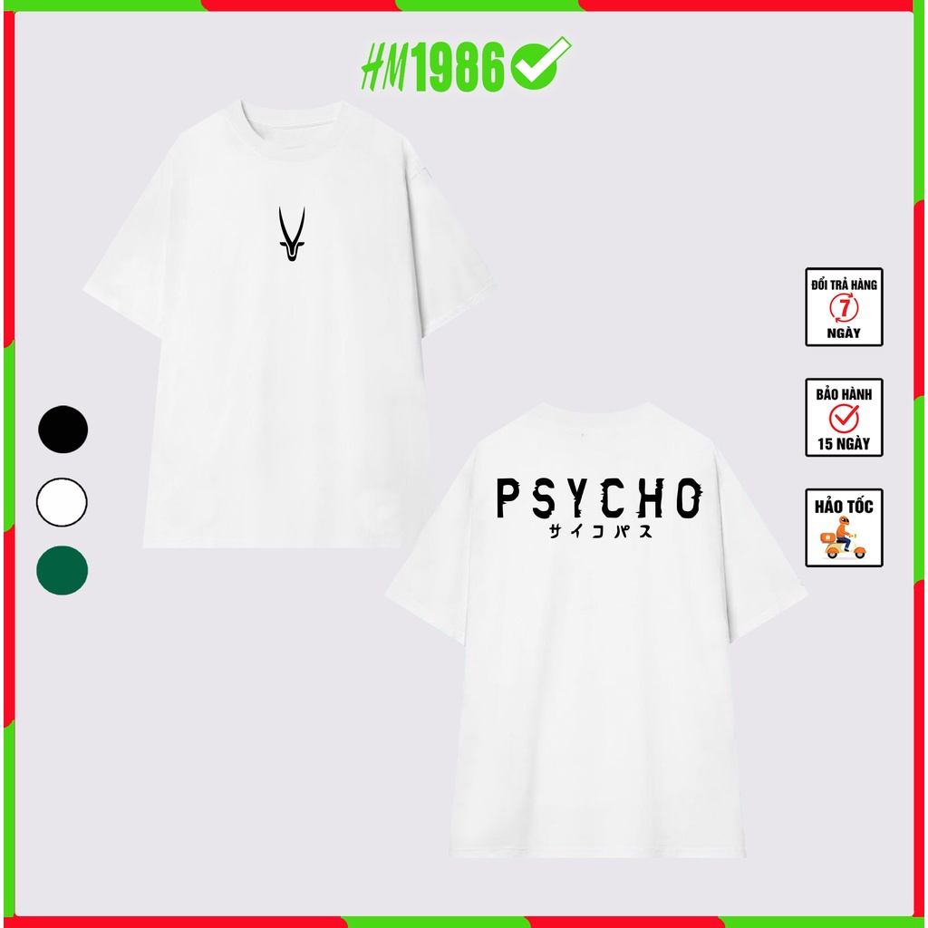 Áo Thun Tay Lỡ SPYCHO Áo Thun Xanh Lá , Áo Thun Form rộng Nam Nữ  Ulzzang Unisex MH1986 , 3193