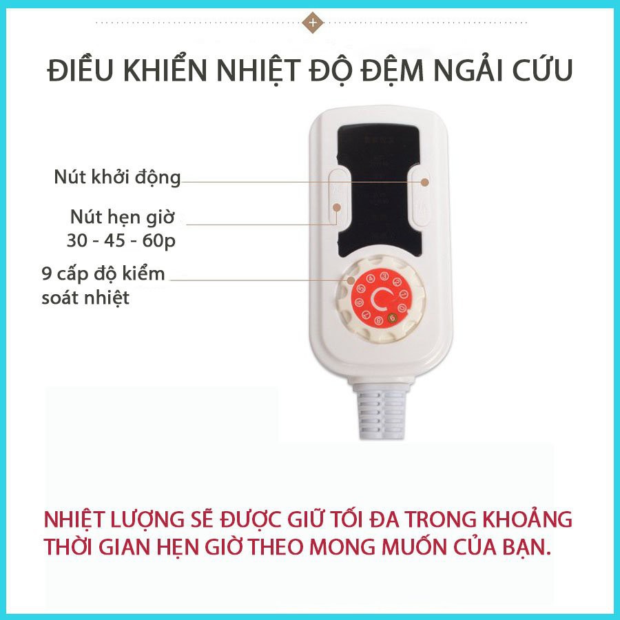 Điều khiển thảm ngải - Dùng cho các loại đệm ngải cứu