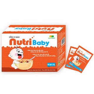 Nutri Baby cam - Giúp tăng cường hấp thu chất dinh dưỡng, tiêu hóa khỏe ,trẻ hết biếng ăn - 16 gói
