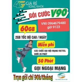 Sim Viettel V90 - Bảo hành 12 tháng
