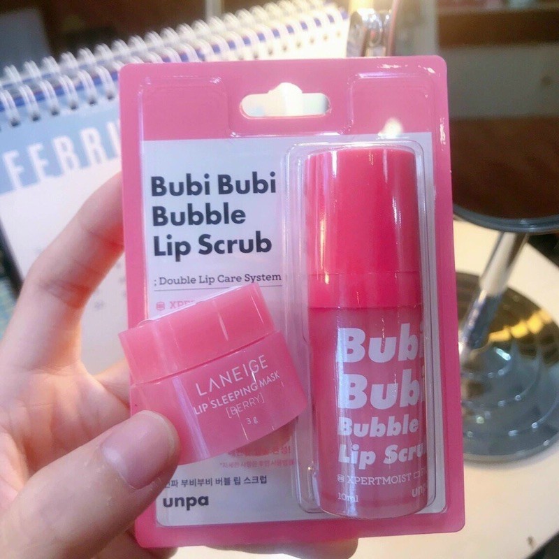 Gel sủi bọt tẩy tế bào chết môi Bubibubi Lip - Mẫu 2021 | BigBuy360 - bigbuy360.vn