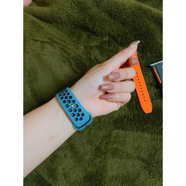 Dây Đeo Silicon Mềm Cho Đồng Hồ Thông Minh iwatch series 8 / 7 / 6 / 5 / 4 / 3 / 2 / 1 45mm 41mm 40mm 44mm 42mm 38mm
