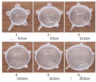 Sét 6 miếng bọc silicon bọc thức Ăn