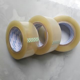 3 cuộn băng keo trong 200 yard (330g/cuộn), băng dính