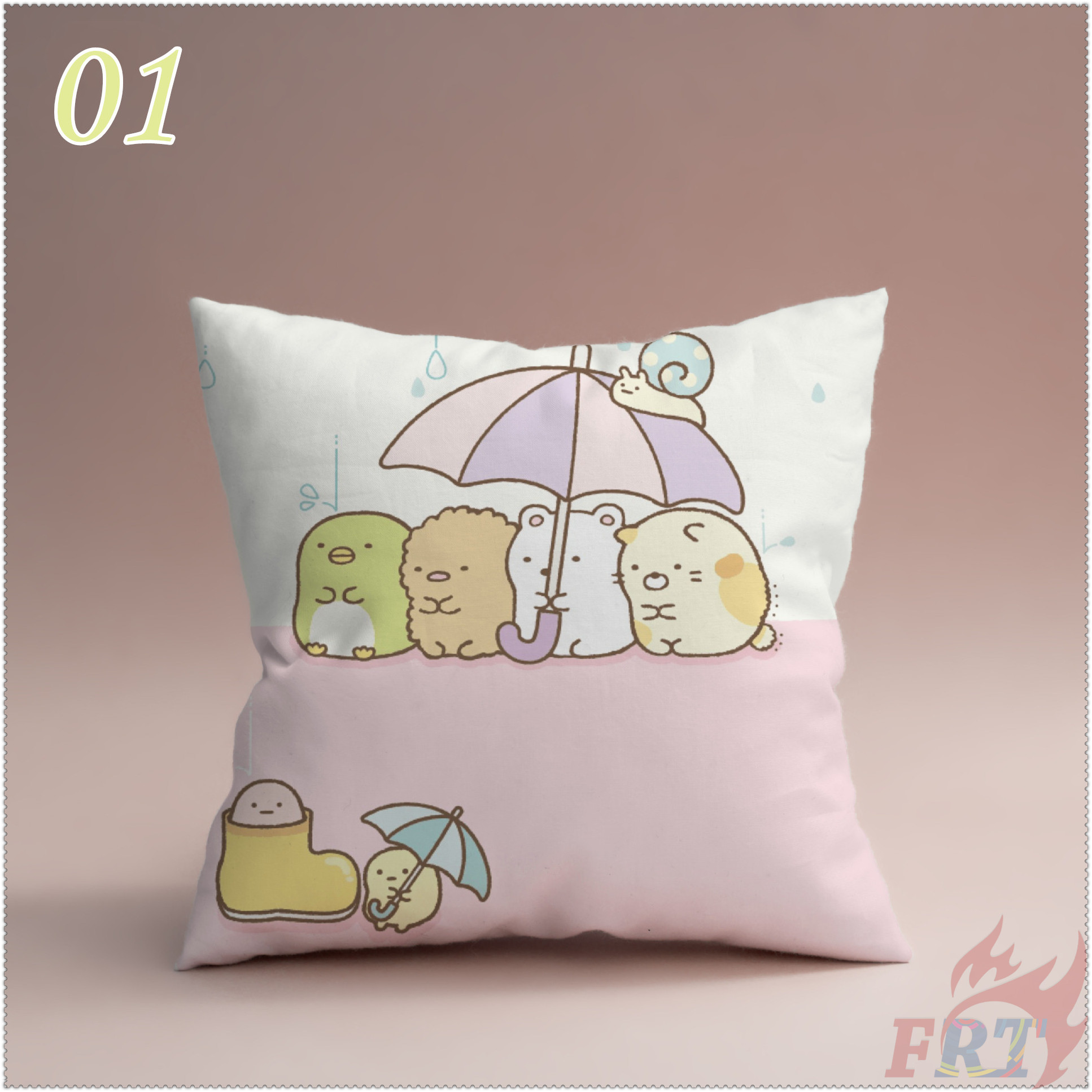 1 Vỏ Gối Sofa Trang Trí Hình Sumikkogurashi Series 03