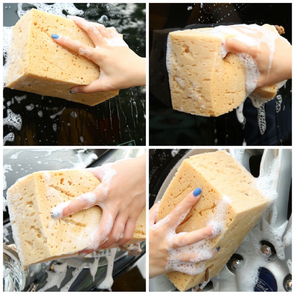 Miếng bọt biển rửa xe hơi đa năng chuyên dụng, rửa xe sạch.