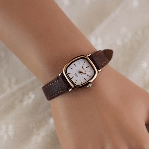 Đồng hồ nữ JIS dây da tổng hợp mặt chữ nhật | BigBuy360 - bigbuy360.vn