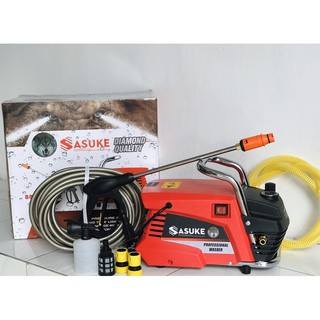 Máy rửa xe áp lực cao SASUKE 320PRO 3200w chuyên dùng rửa xe gia đình , chuồng trại - Tặng kèm FULL phụ kiện , dây 10m