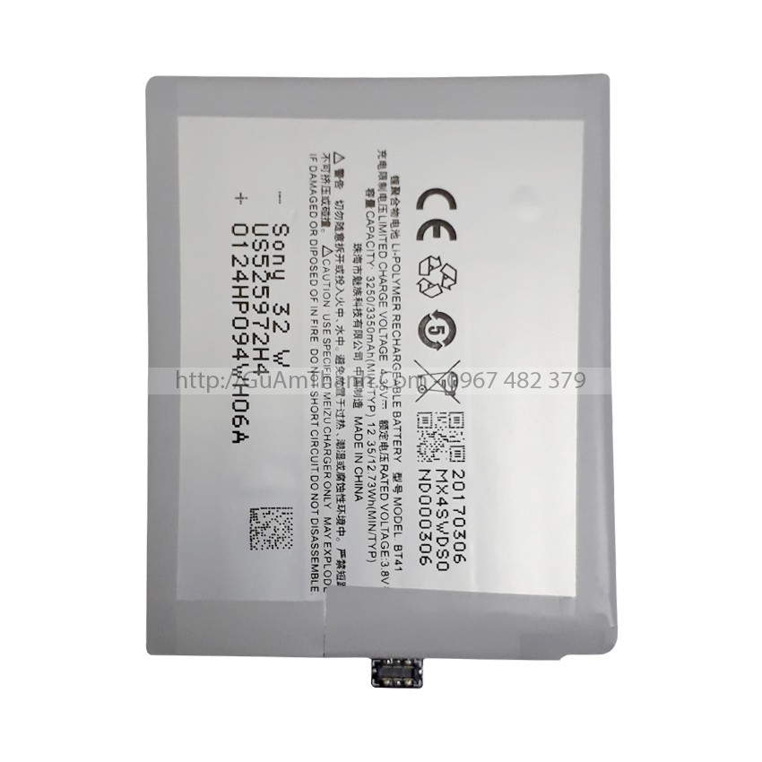 Linh kiện Pin Sạc Xiaomi, Vivo, Huawei, Meizu, Motorola Zin chính hãng - 3